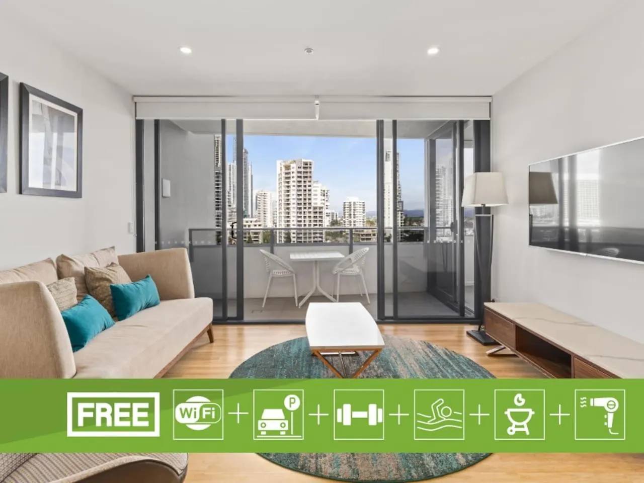 Views Over Surfers Paradise 1 Bedroom Apartment Guldkusten